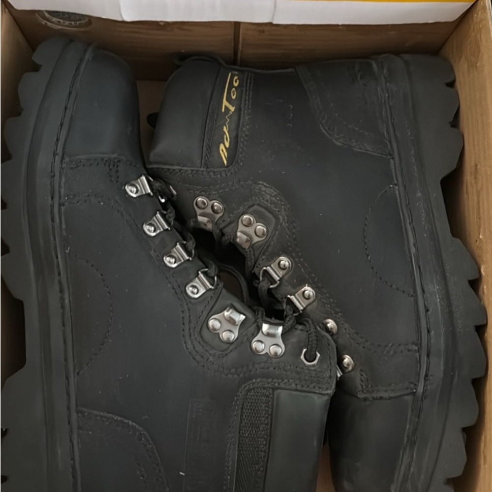 AdTech 6” steel toed Lace-Up Ankle Work/Hiking Boots